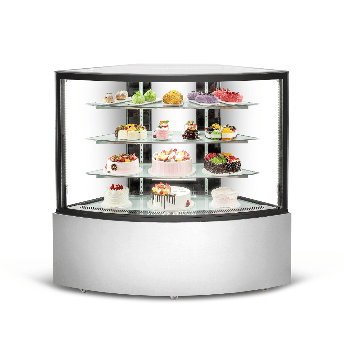 Bonvue Complex Chilled Corner Display C1484-3S - JDS Hospitality Equipment