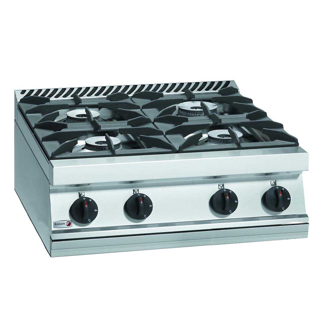 Fagor 700 series natural gas 4 burner SS boiling top CG7-40H - JDS Hospitality Equipment