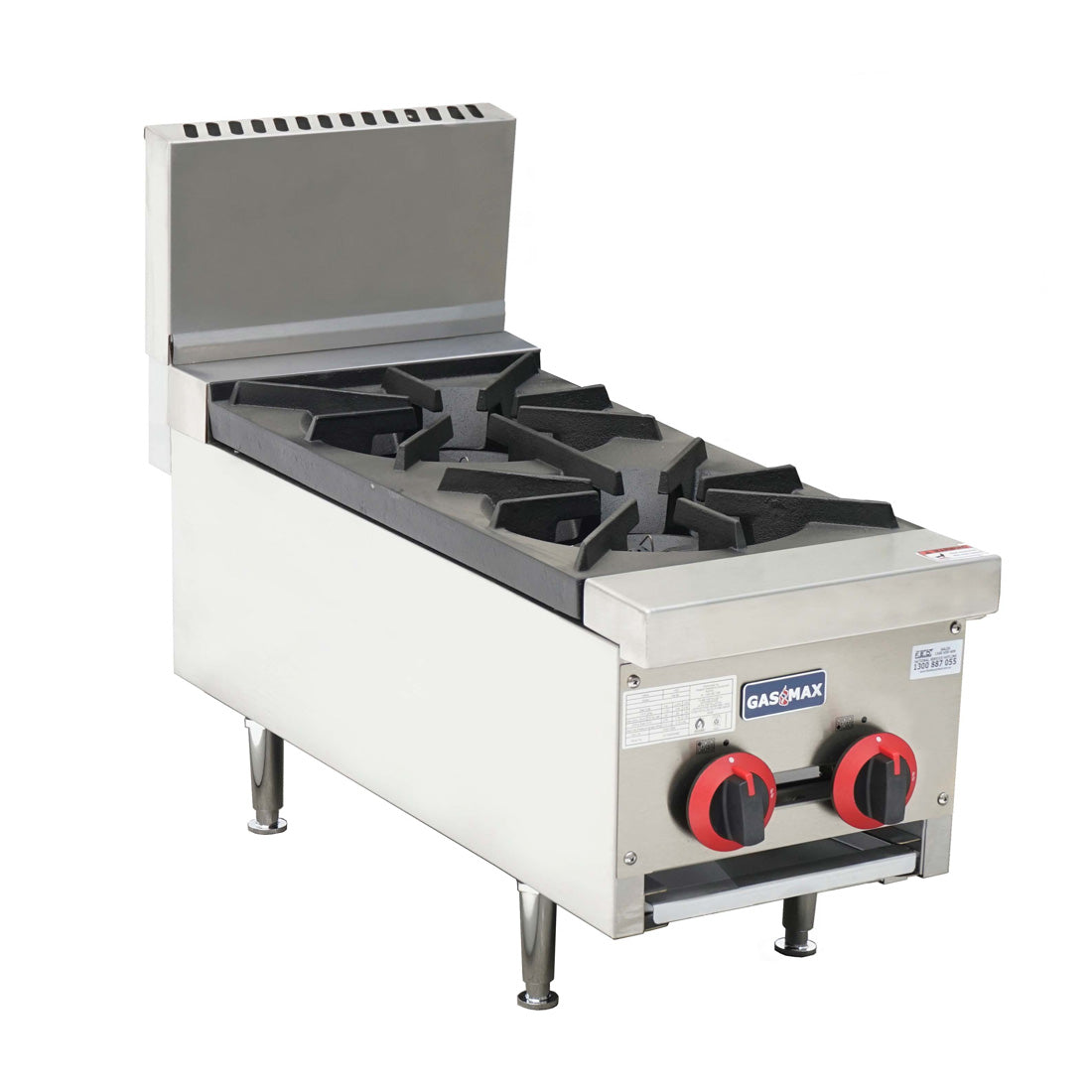 Gasmax Gas 2 Burner Cook Top RB-2E - JDS Hospitality Equipment