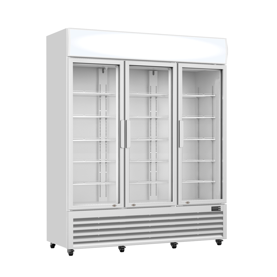 Thermaster Three Glass Door Colourbond Upright Drink Fridge LG-1203P - JDS Hospitality Equipment
