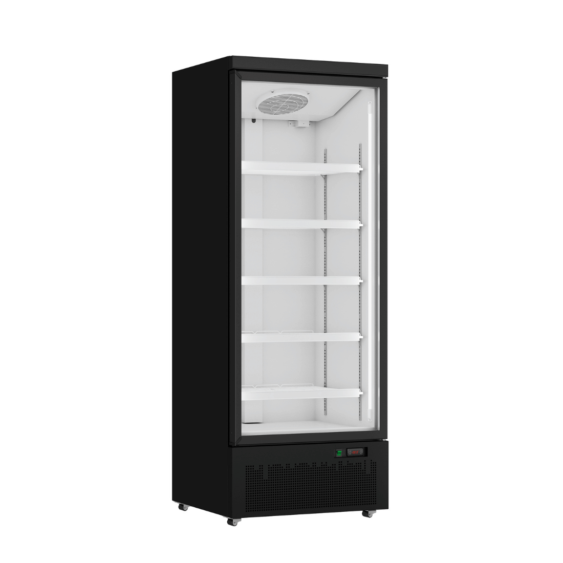 Thermaster Door Supermarket Fridge Black LG-600BGBM - JDS Hospitality Equipment