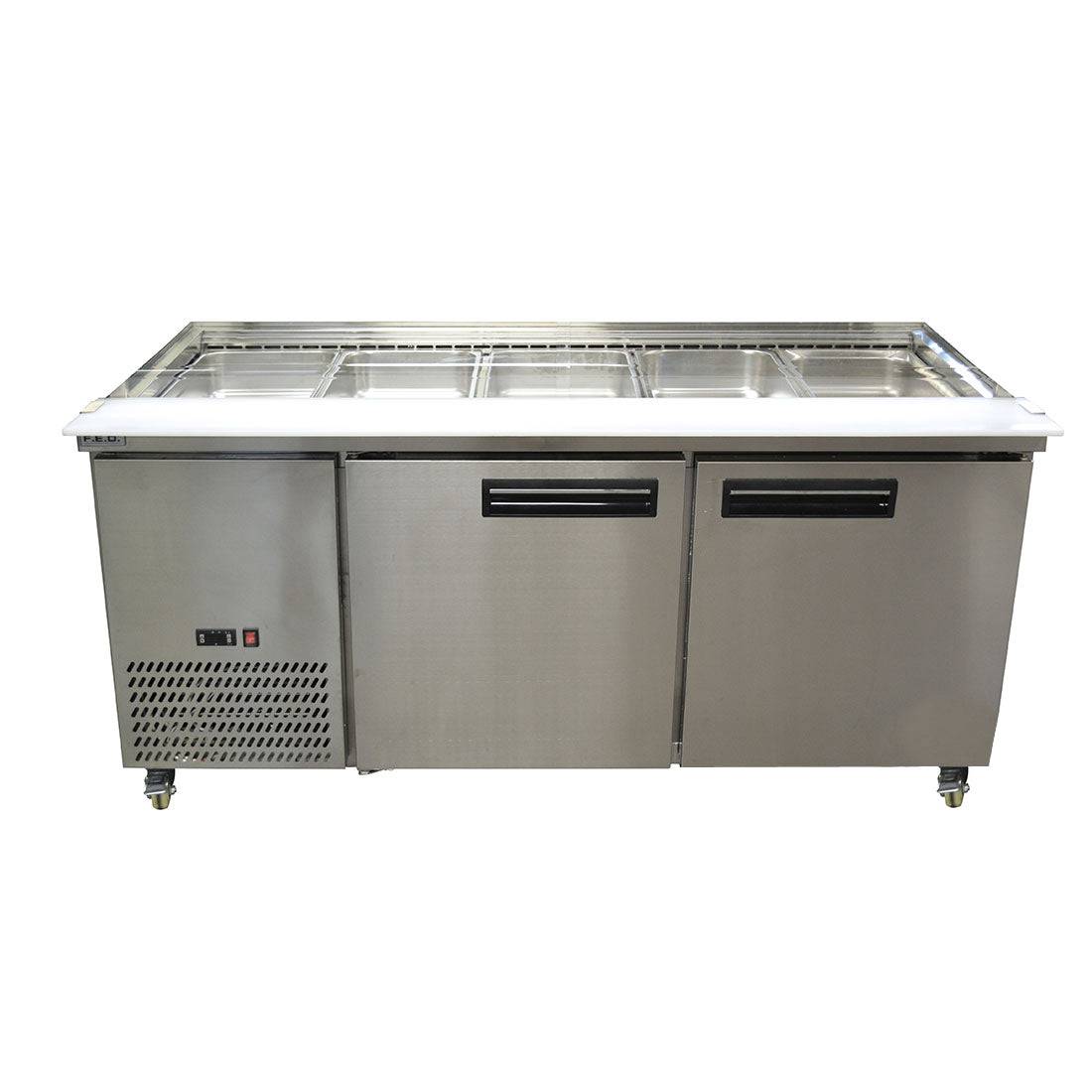 PG180FA-B Bench Station Two Door - 5×1/1 GN Pans - JDS Hospitality Equipment