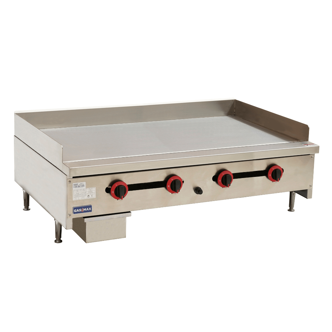 Gasmax Four burner griddle RGT-48ELPG - JDS Hospitality Equipment