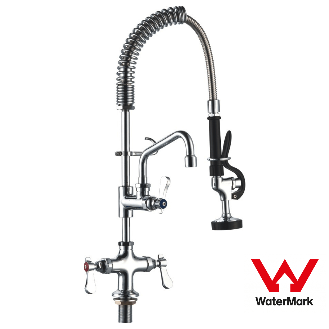 Sunmixer Pre Rinse Unit with Add-on Faucet and 152mm Swing Nozzle T98001MN-2 - JDS Hospitality Equipment