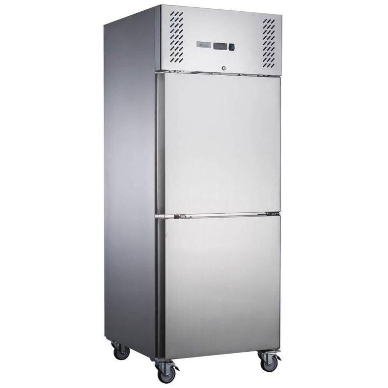 FED-X S/S Two Door Upright Freezer - XURF600S1V - JDS Hospitality Equipment