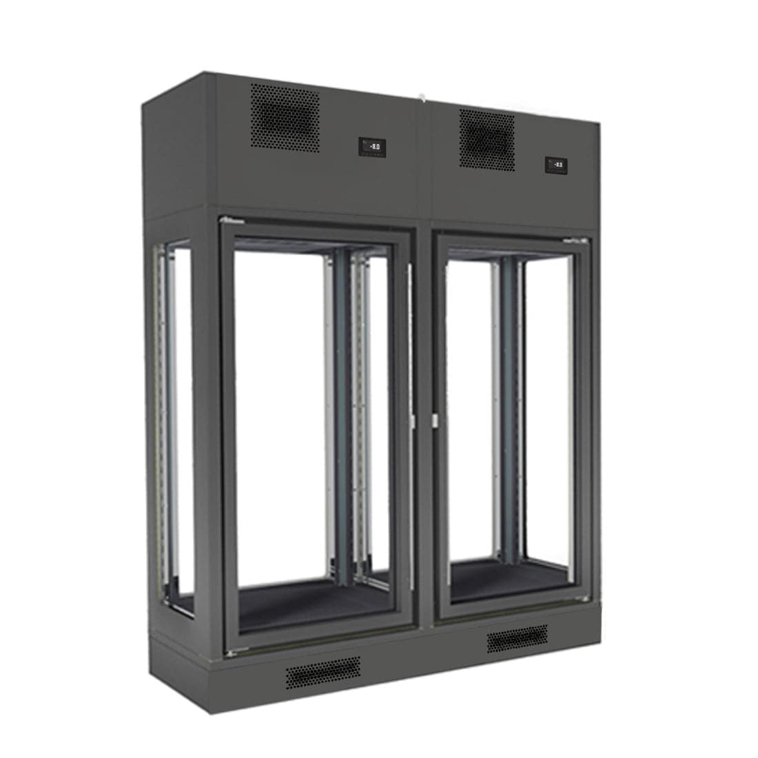Fagor Dual Zone 2 Doors Black Central Wine Cellar FWC-2602-2CB - JDS Hospitality Equipment