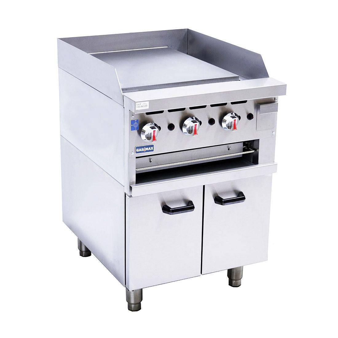 GGS-24 Gas Griddle and Gas Toaster with Cabinet - JDS Hospitality Equipment