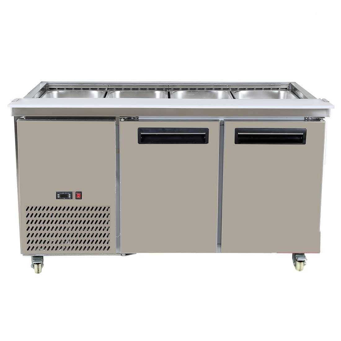 PG150FA-B Bench Station Two Door - 4x1/1 GN Pans - JDS Hospitality Equipment
