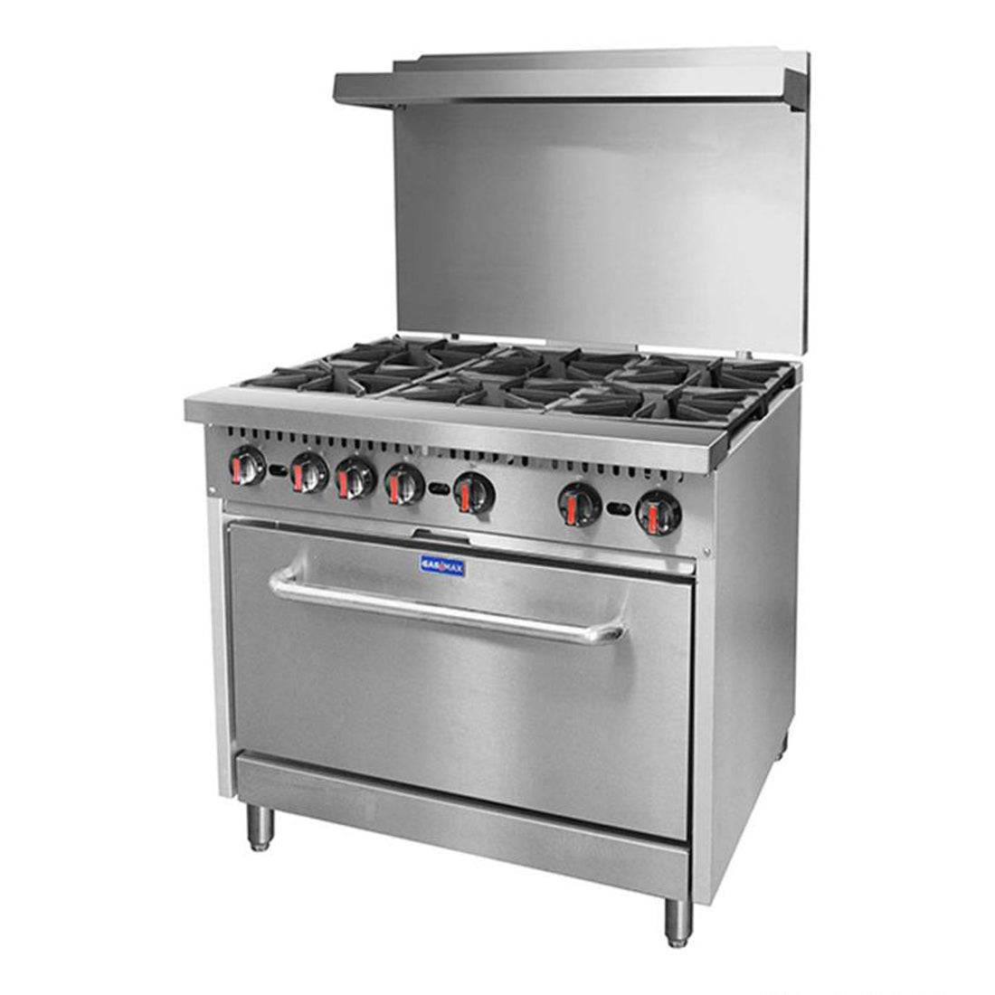 Gasmax 6 LPG Gas Burner with Oven Flame Failure - S36(T)PLPG - JDS Hospitality Equipment