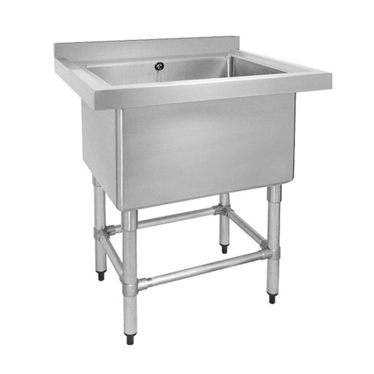 Stainless Steel Single Deep Pot Sink 770-6-SSB - JDS Hospitality Equipment 