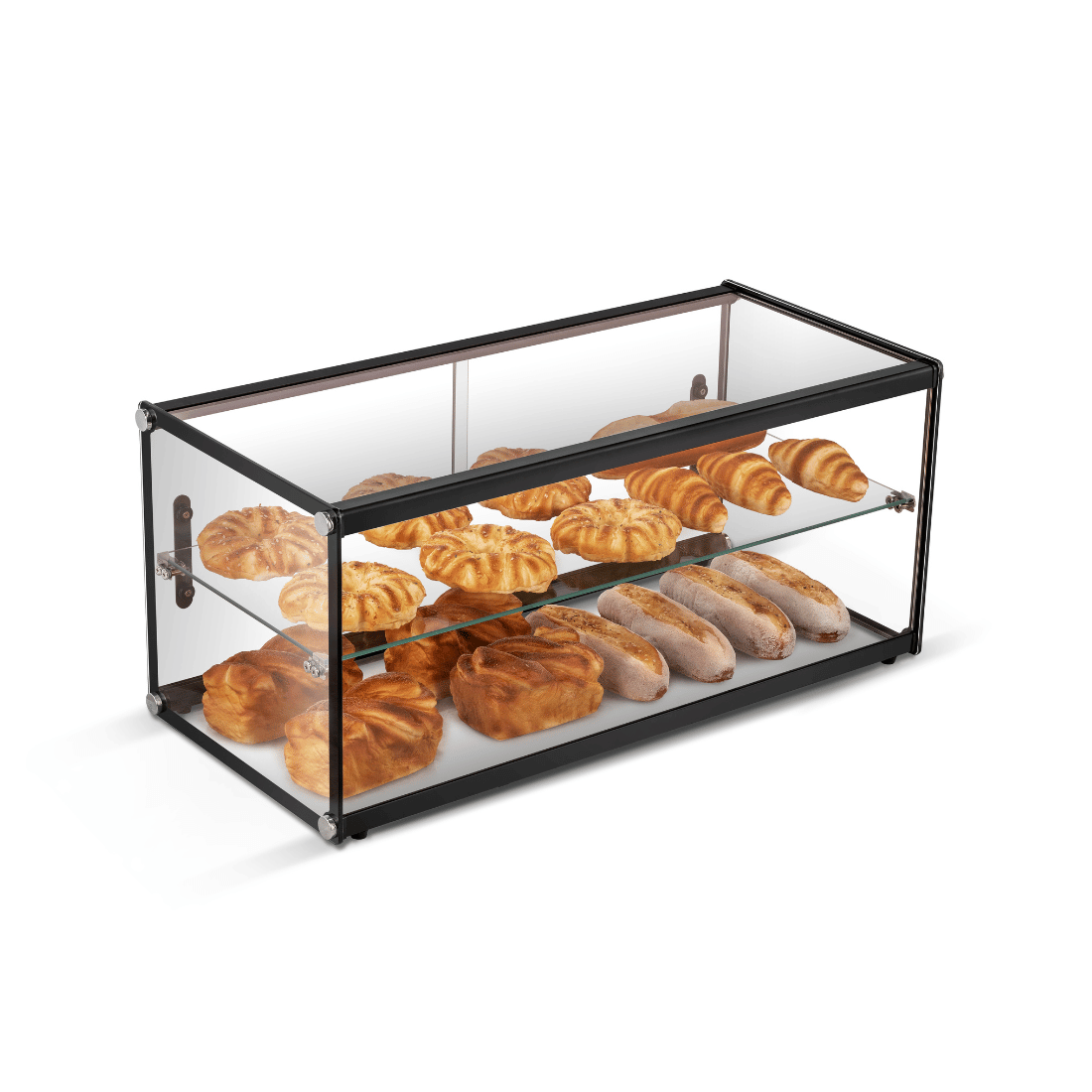 Bonvue Pre-assembled Two Layer Ambient Showcase - AD2-830 - JDS Hospitality Equipment 