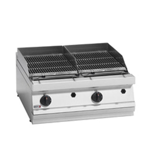 Fagor 700 series - LPG charcoal 2 grid grill BG7-10LPG - JDS Hospitality Equipment 