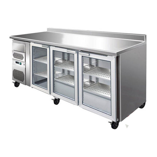 CM20G TROPICALISED Three Door Bar Fridge - JDS Hospitality Equipment 