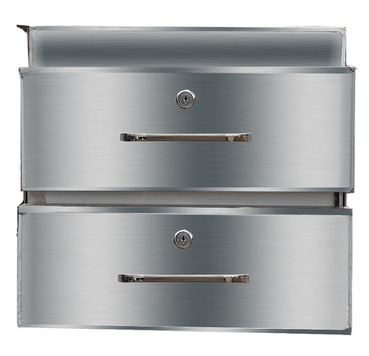 Stainless Steel Double Drawer 480x503x410 DR-02/A - JDS Hospitality Equipment 