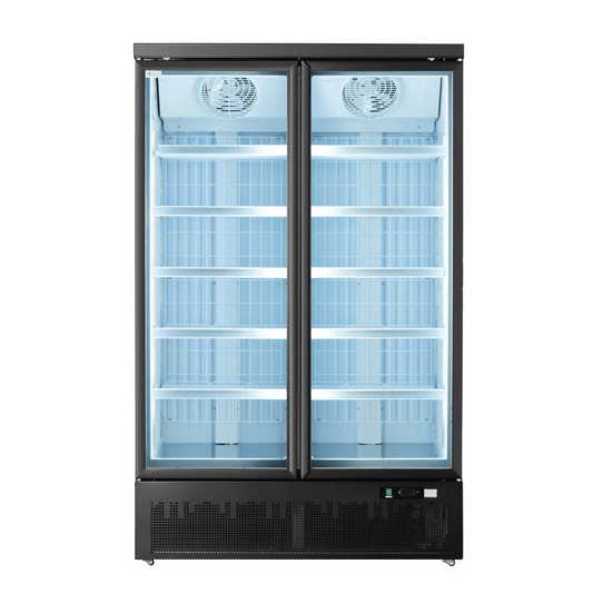 Thermaster Double Door Supermarket Freezer LG-1000BGBMF - JDS Hospitality Equipment 