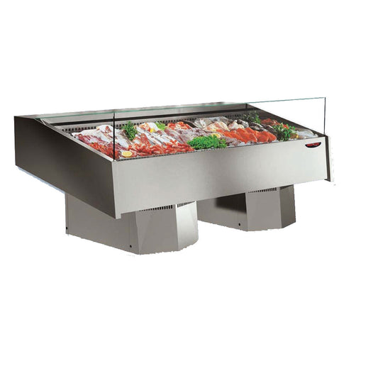 Multiplexable Serve-over Refrigerated Fish Open Display - FSG2000 - JDS Hospitality Equipment 