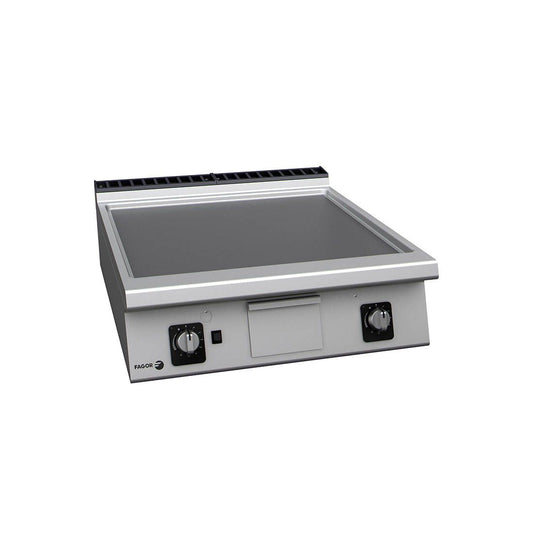 Fagor Kore 900 series natural gas chrome 2 zone fry top - FT-G910CL - JDS Hospitality Equipment 