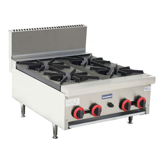 Gasmax Gas 4 Burner Cook Top RB-4ELPG - JDS Hospitality Equipment 