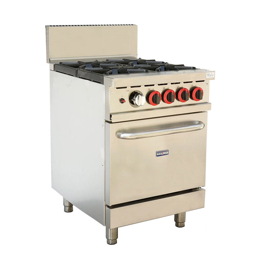 GBS4TLPG Gasmax 4 Burner With Oven Flame Failure - JDS Hospitality Equipment 