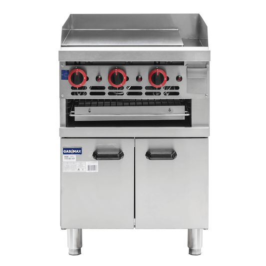 Gasmax Gas Griddle and Gas Toaster with Cabinet GGS-24 - JDS Hospitality Equipment 