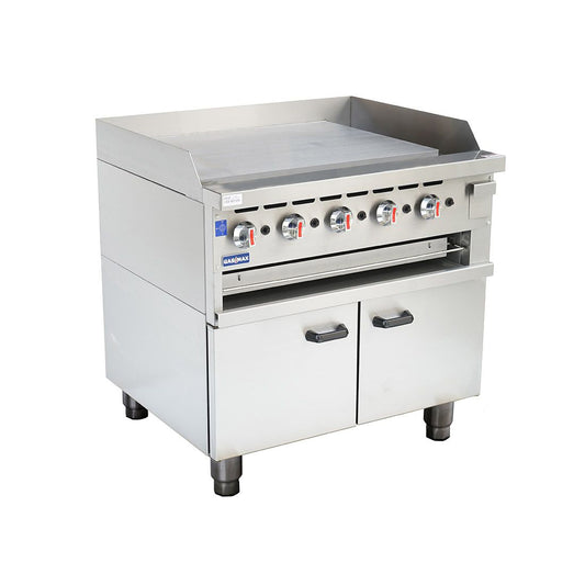 GGS-36LPG Gas Griddle and Gas Toaster with Cabinet - JDS Hospitality Equipment 