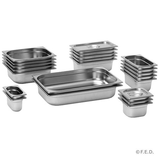 12150 - 1/2 x 150 mm Gastronorm Pan AUSTRALIAN STYLE - JDS Hospitality Equipment 