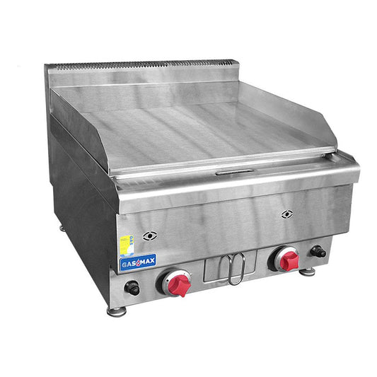 GASMAX Benchtop 2 Bunner Griddle 600mm JUS-TRG60ELPG - JDS Hospitality Equipment 