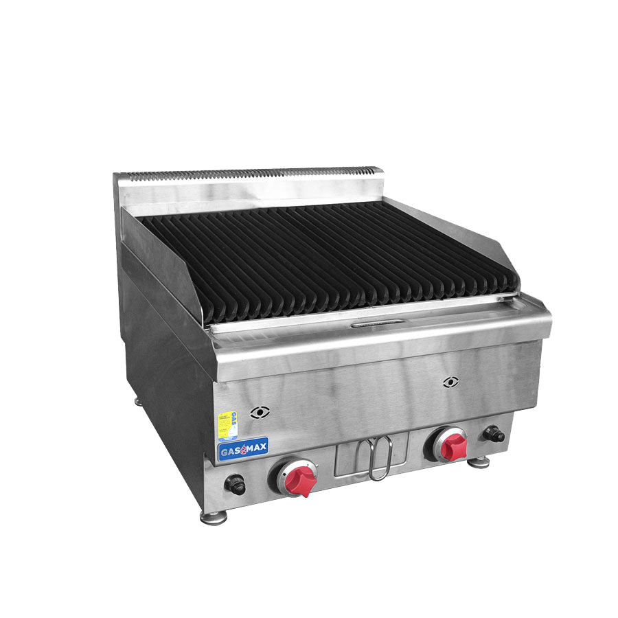 GASMAX Benchtop 2 LPG Burner Chargrill - JUS-TRH60LPG - JDS Hospitality Equipment 