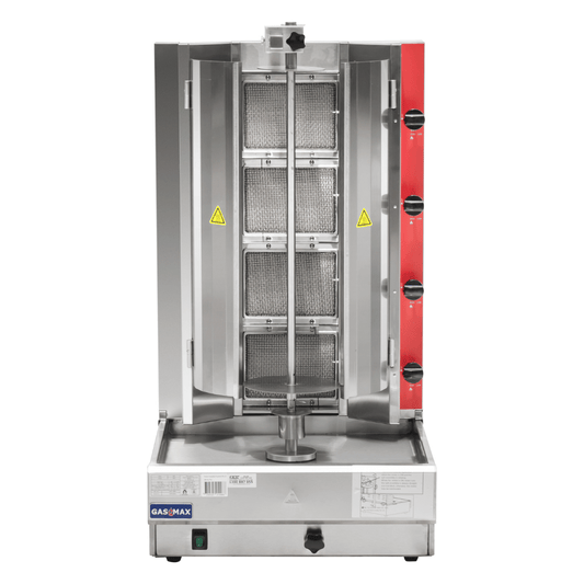 GasMax Semi-automatic 4 Burner LPG Kebab Machine KB-4LPG - JDS Hospitality Equipment 