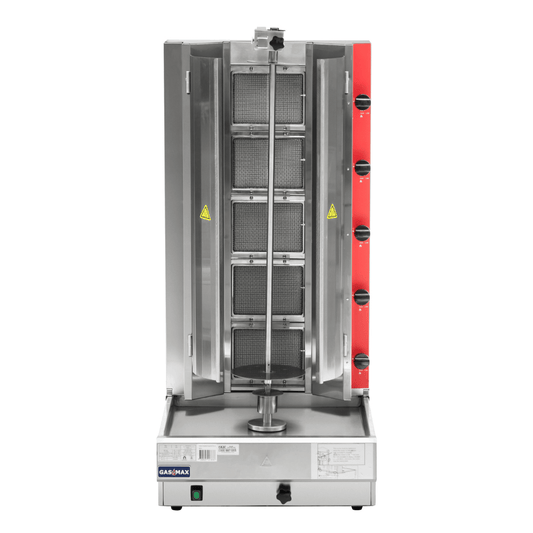 GasMax Semi-automatic 5 Burner NG Kebab Machine KB-5 - JDS Hospitality Equipment 