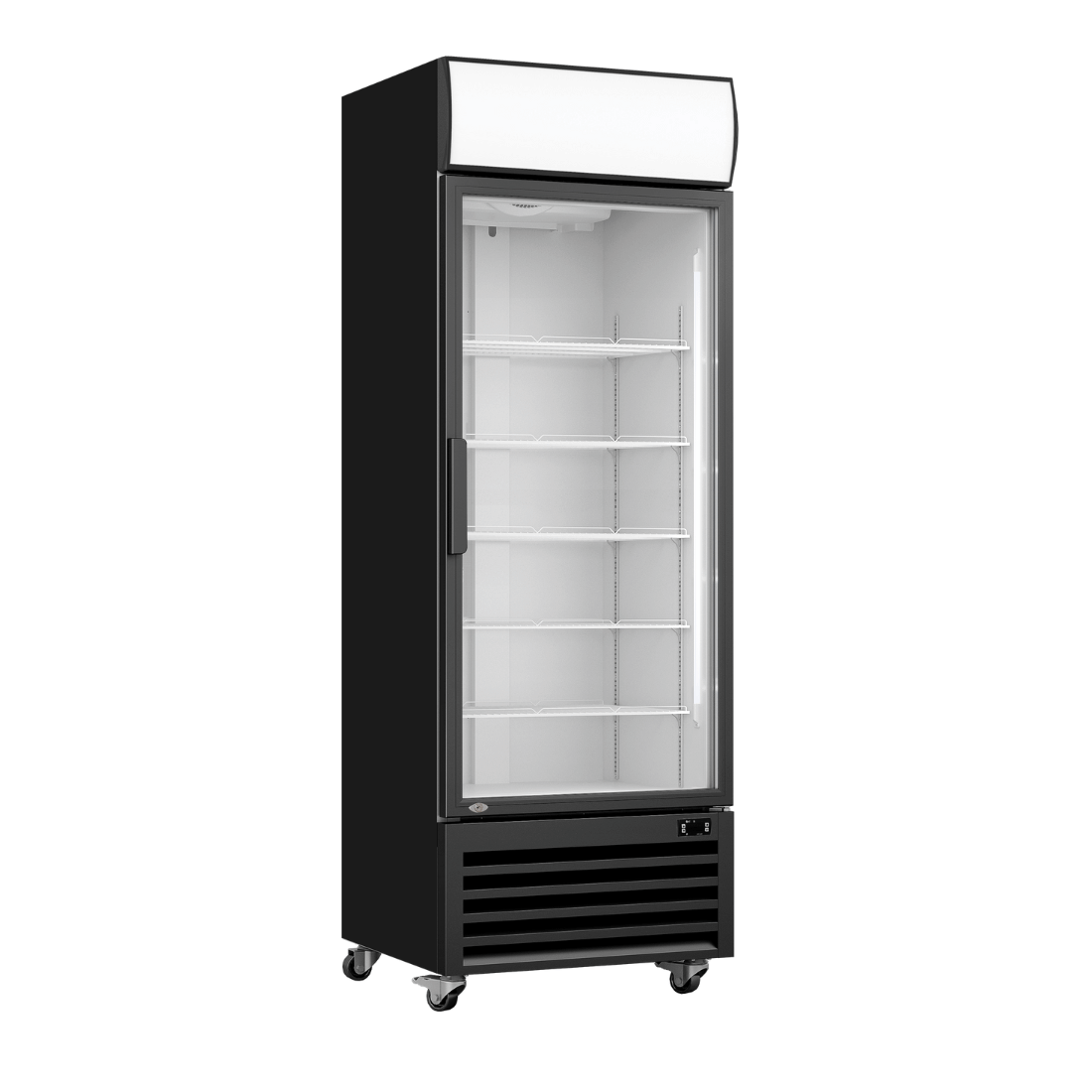 Thermaster Single Glass Door Colourbond Upright Drink Fridge LG-370BP - JDS Hospitality Equipment