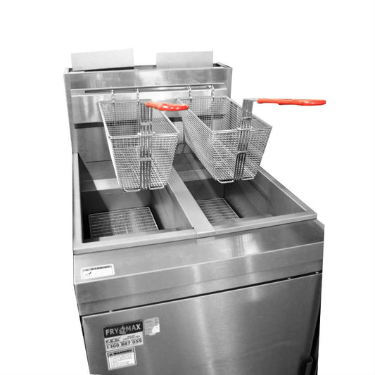 Frymax Superfast LPG Gas Tube Twin Vat Fryer - RC400TELPG - JDS Hospitality Equipment 