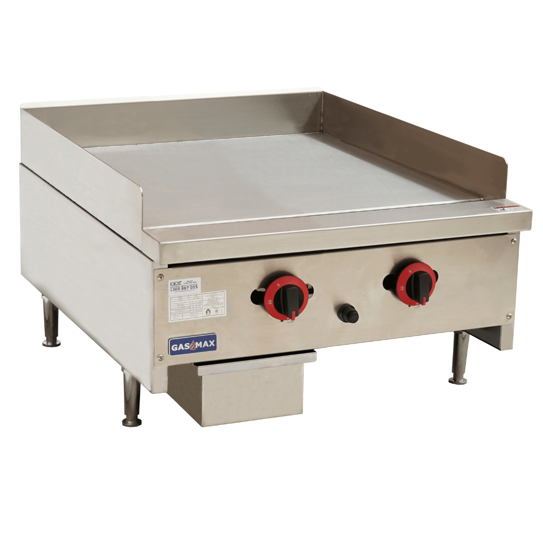 Gasmax Two burner griddle LPG RGT-24ELPG - JDS Hospitality Equipment 