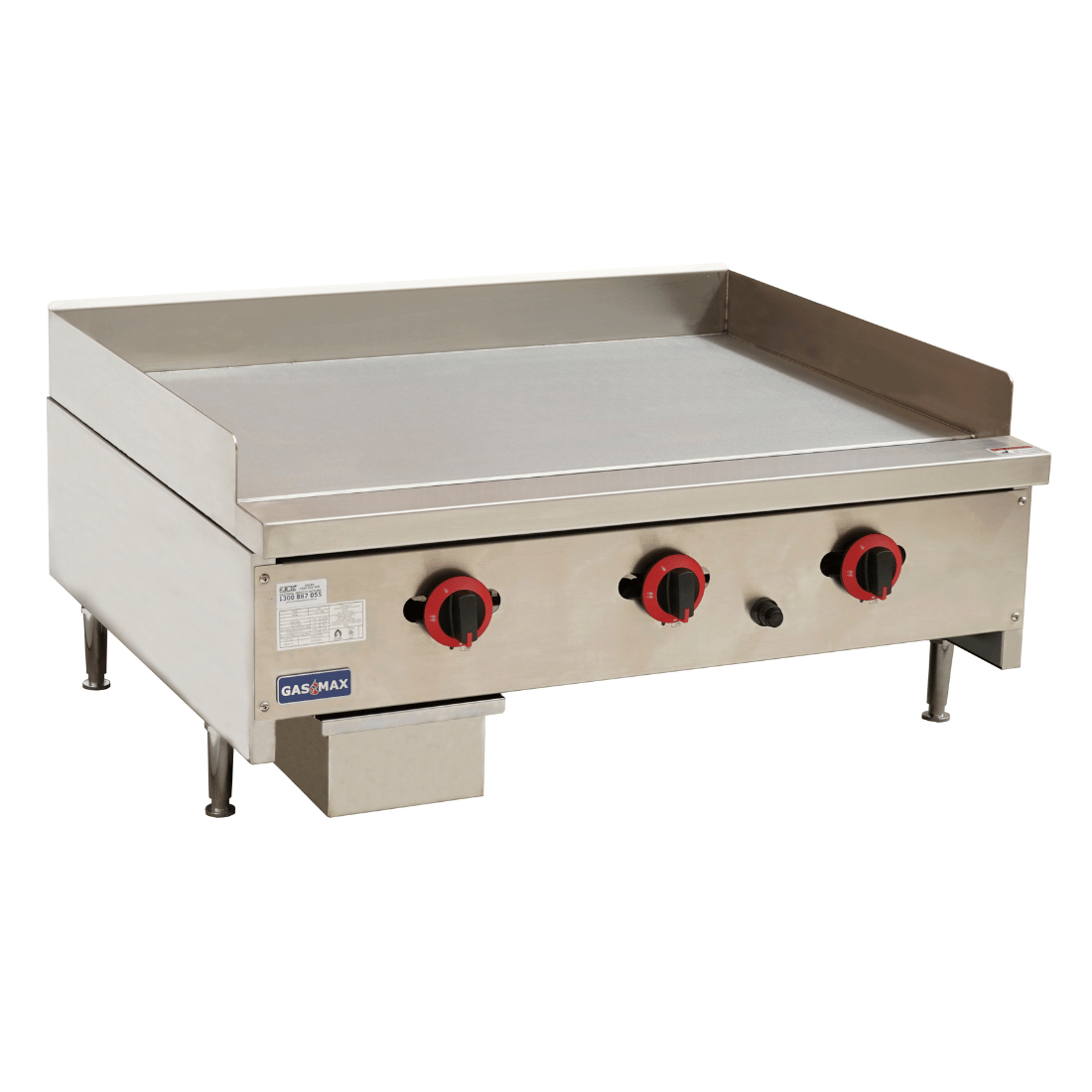 Gasmax Three Burner Griddle LPG - RGT-36ELPG - JDS Hospitality Equipment 