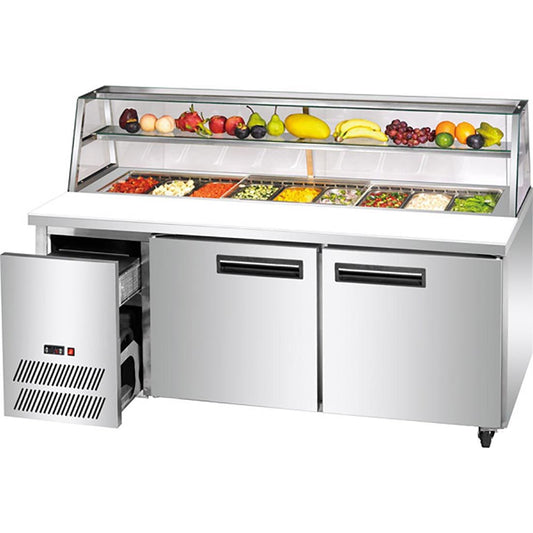 SCB/18 two large door DELUXE Sandwich Bar - JDS Hospitality Equipment 