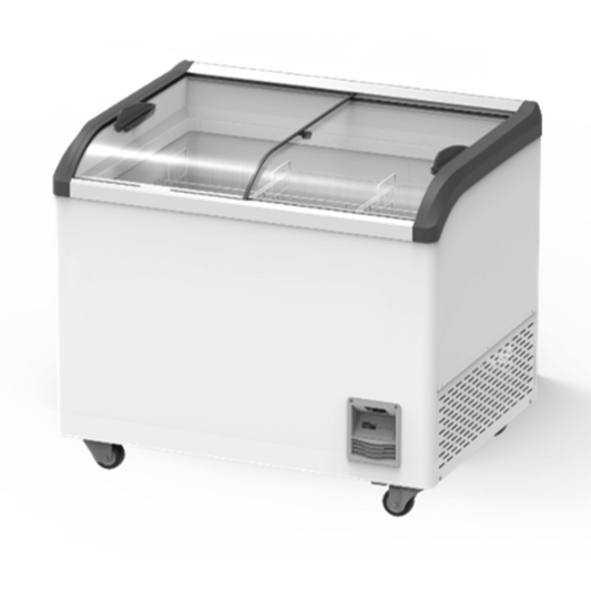 Thermaster Heavy Duty Supermarket Glass Sliding Lid Freezers 306L SD-306K - JDS Hospitality Equipment 