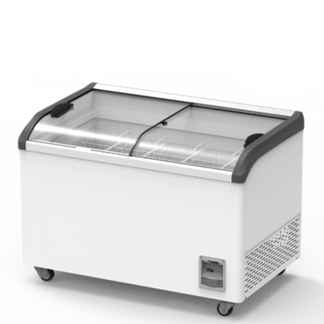Thermaster Heavy Duty Supermarket Glass Sliding Lid Freezers 406L SD-406K - JDS Hospitality Equipment 