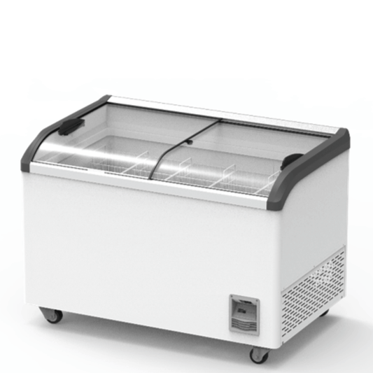 Thermaster Heavy Duty Supermarket Glass Sliding Lid Freezers 406L SD-406K - JDS Hospitality Equipment 