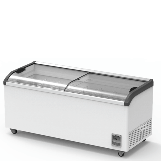 Thermaster Heavy Duty Supermarket Glass Sliding Lid Freezers 666L SD-666K - JDS Hospitality Equipment 