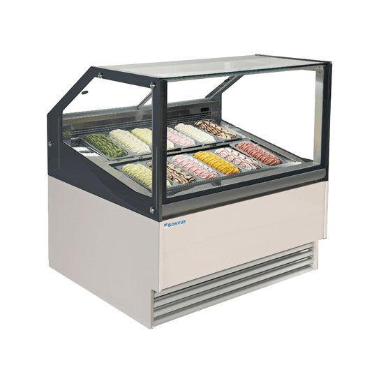 Bonvue  Gelato / Ice Cream Display Showcase - SGD-12 - JDS Hospitality Equipment 
