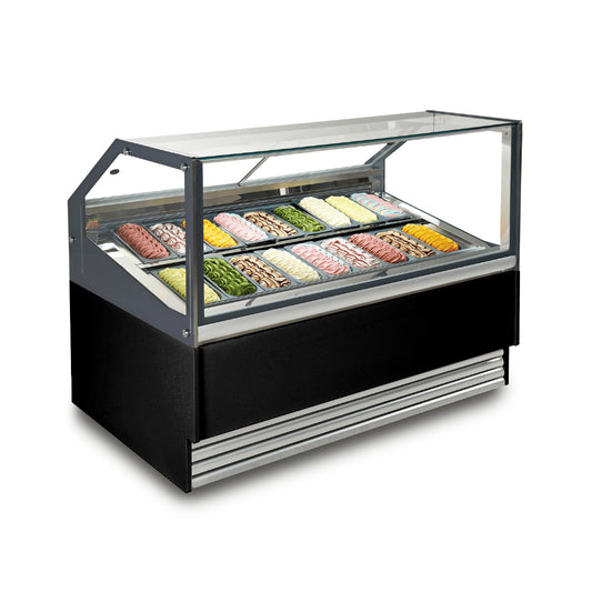 Bonvue  Gelato / Ice Cream Display Showcase - SGD-18B - JDS Hospitality Equipment 