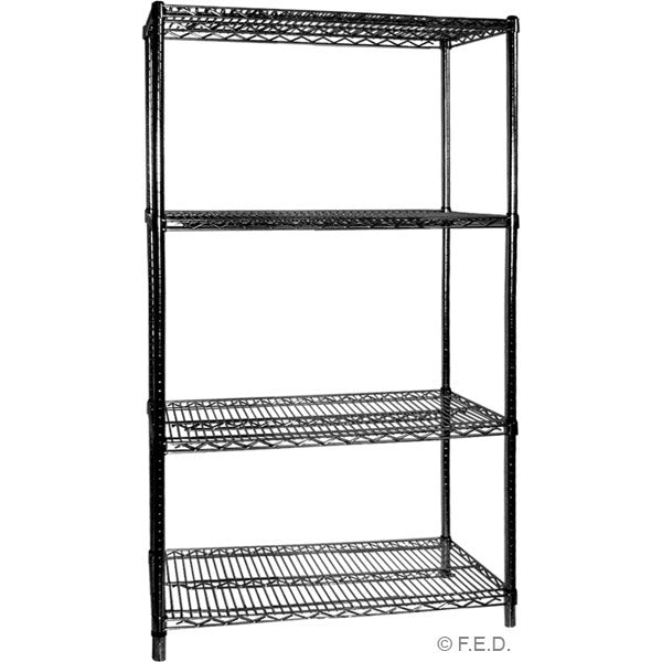 B18/24 Four Tier Shelving - 457 mm deep x 1880 high x 610 Width - JDS Hospitality Equipment 