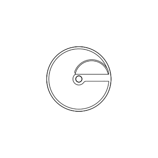 Slicer (Aluminium, Semi Circular) 10mm Single Blade - SS010 - JDS Hospitality Equipment 