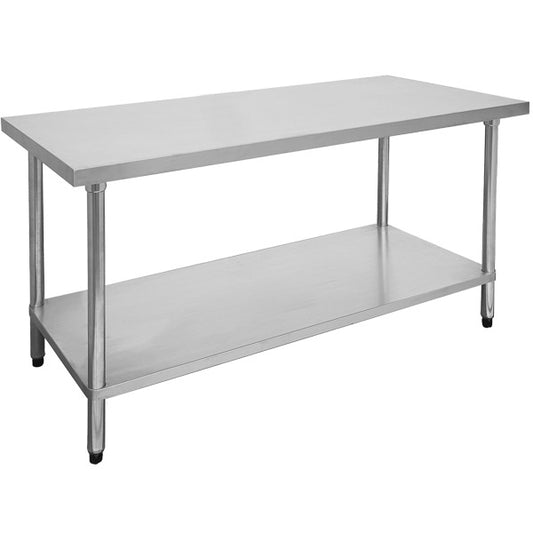 0900-7-WB Economic 304 Grade Stainless Steel Table 900x700x900 - JDS Hospitality Equipment 