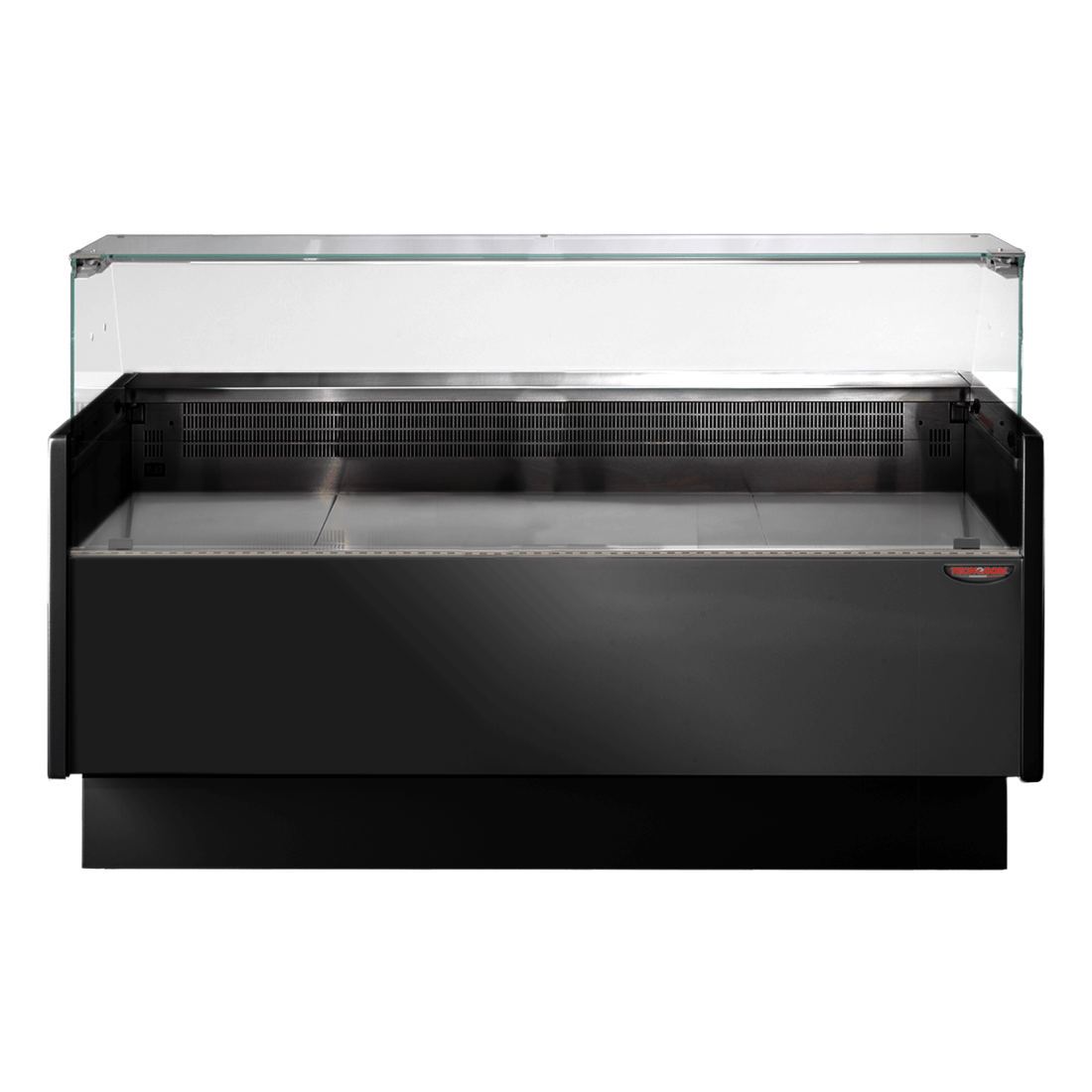 Tecnodom Serie MR80 Black 1520mm Wide Deli Display with Storage and Castors TDMR-0815B - JDS Hospitality Equipment 