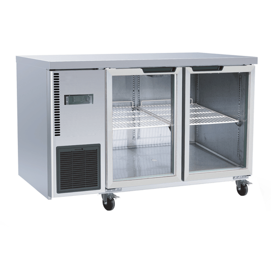 Glass Door Workbench Fridge - TL1200TNG - JDS Hospitality Equipment 