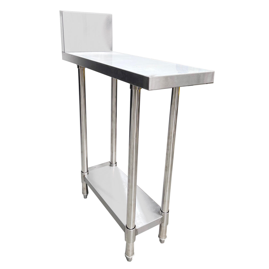 WBB-0450R Stainless Steel Kitchen Infill Bench with Splashback - JDS Hospitality Equipment 