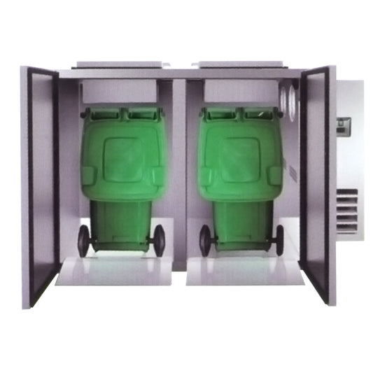 REFRIGERATED SOLID WASTER COOLER WITH 2PCS - WBC2-240 - JDS Hospitality Equipment 