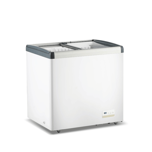 Thermaster 256L Chest Freezer with Flat Glass Sliding Lids - WD256G - JDS Hospitality Equipment