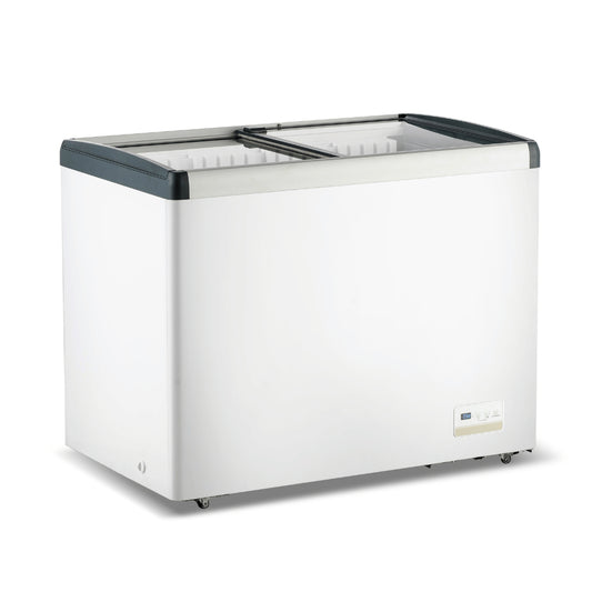 Thermaster 336L Chest Freezer with Flat Glass Sliding Lids - WD336G - JDS Hospitality Equipment